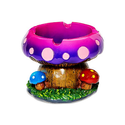 Fantasy Gifts 2996 Mega Mushroom Ashtray with Lighter Stash Spot 4 1/2 Inches Ta