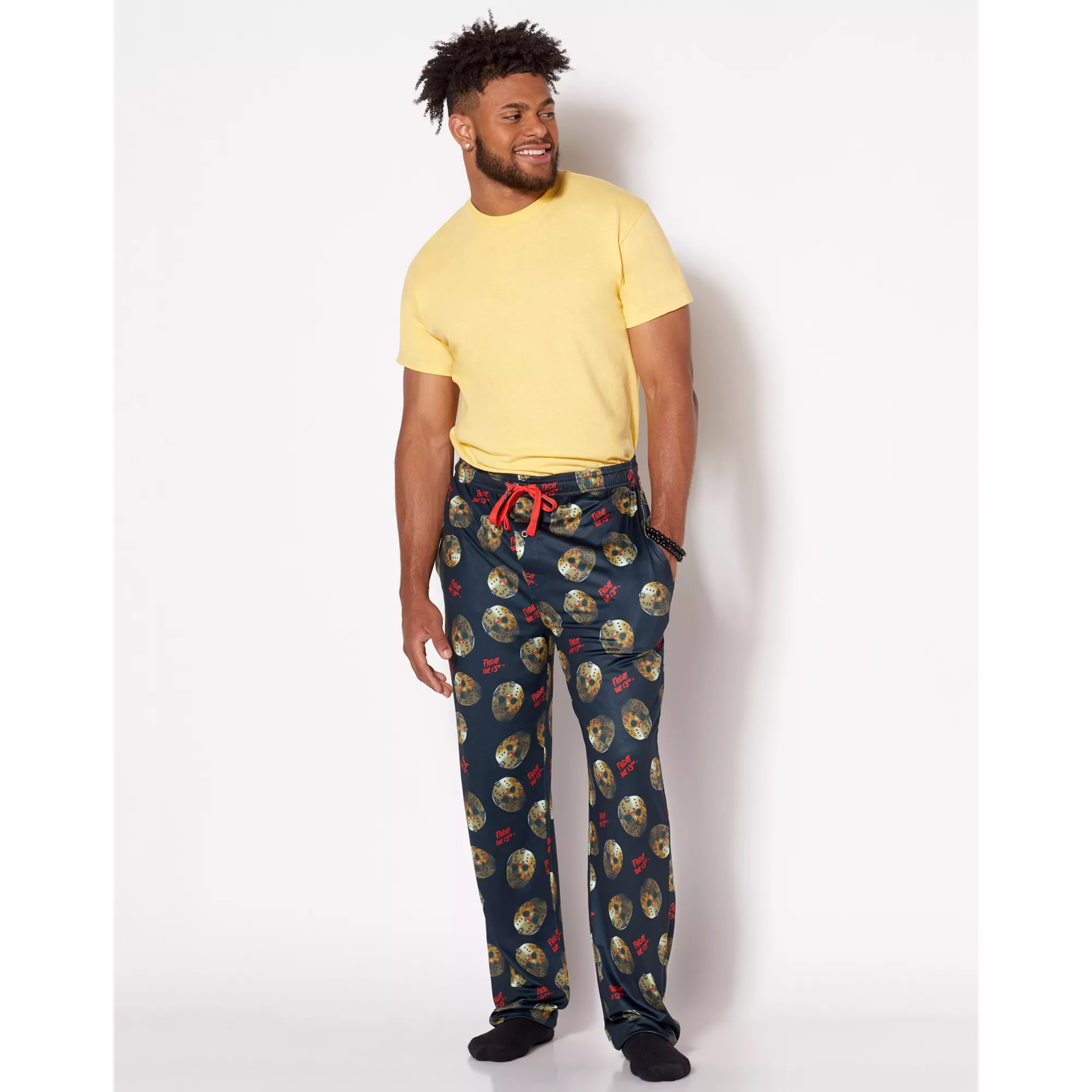 Jason Voorhees Mask Lounge Pants - Friday the 13th at Spencer's