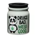 Drugs Bad Weed Good Stash Jar - 3 oz. at Spencer's