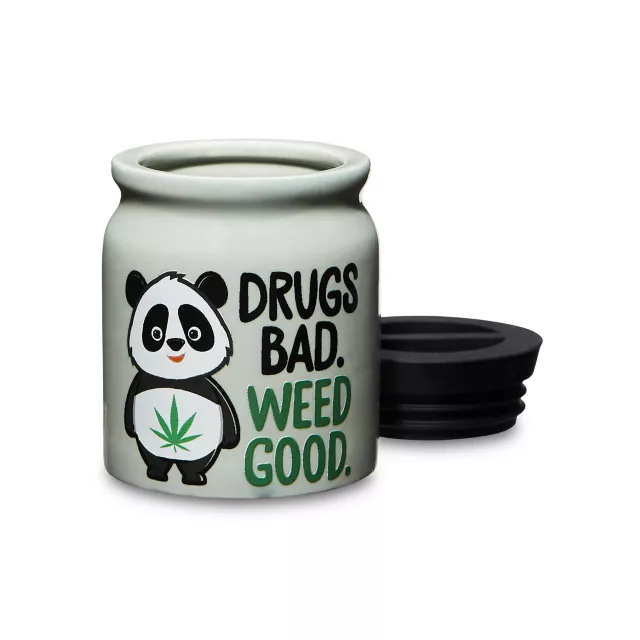 Drugs Bad Weed Good Stash Jar - 3 oz. at Spencer's