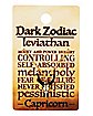 Goldtone Dark Zodiac Capricorn Necklace