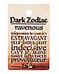 Goldtone Dark Zodiac Libra Necklace