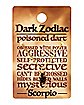 Goldtone Dark Zodiac Scorpio Necklace