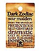 Goldtone Dark Zodiac Leo Necklace