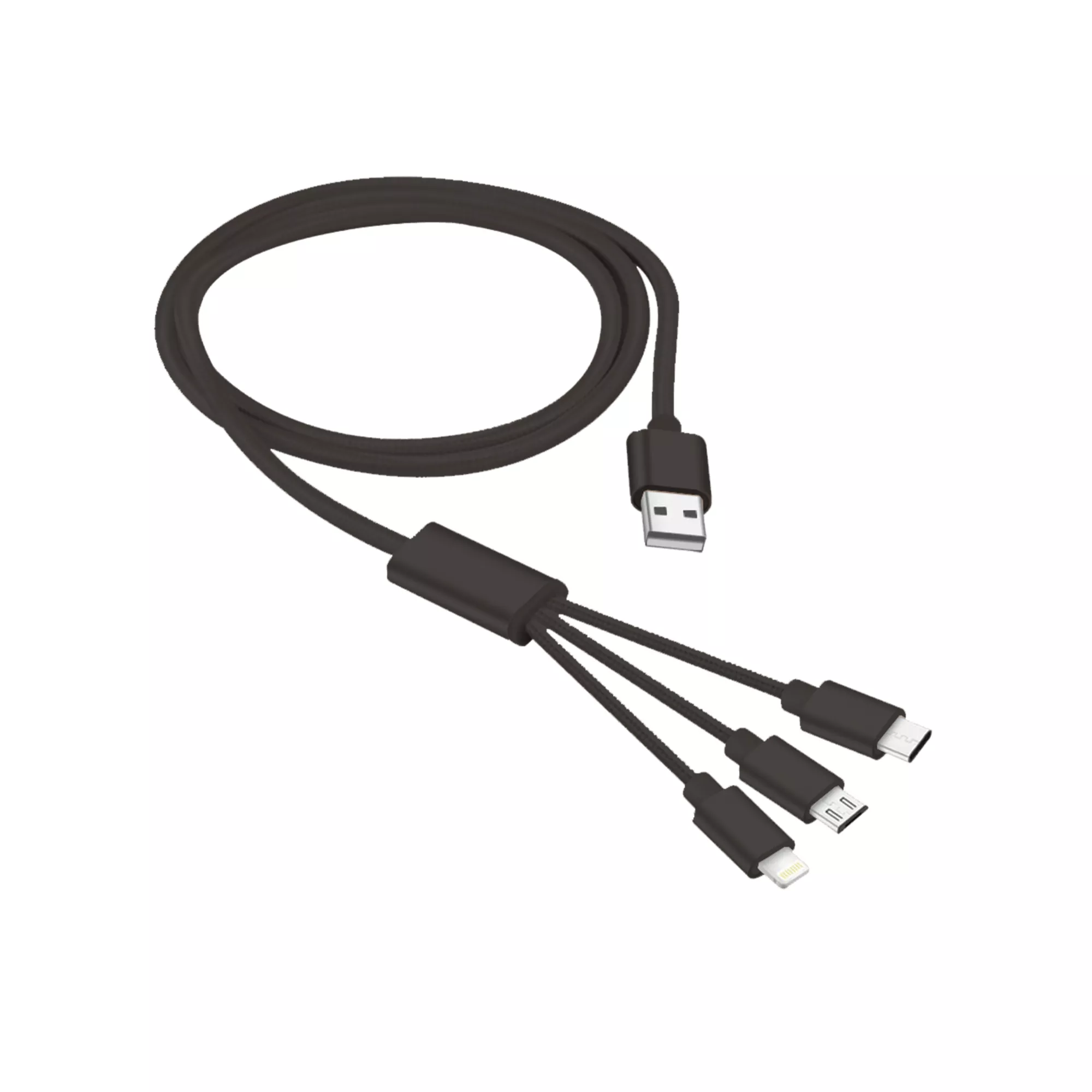 Micro to USB Triple Charging Cord at Spencer's