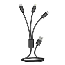 Micro to USB Triple Charging Cord at Spencer's