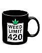 Limit 420 Leaf Coffee Mug – 20 oz.
