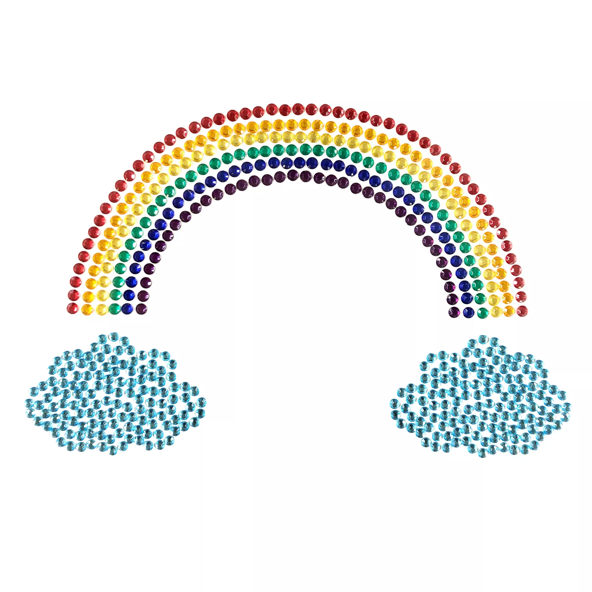 Rainbow Cloud Jewel Nipple Pasties at Spencer's