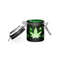 Matte Black Weed Leaf Stash Jar - 1.5 oz. at Spencer's