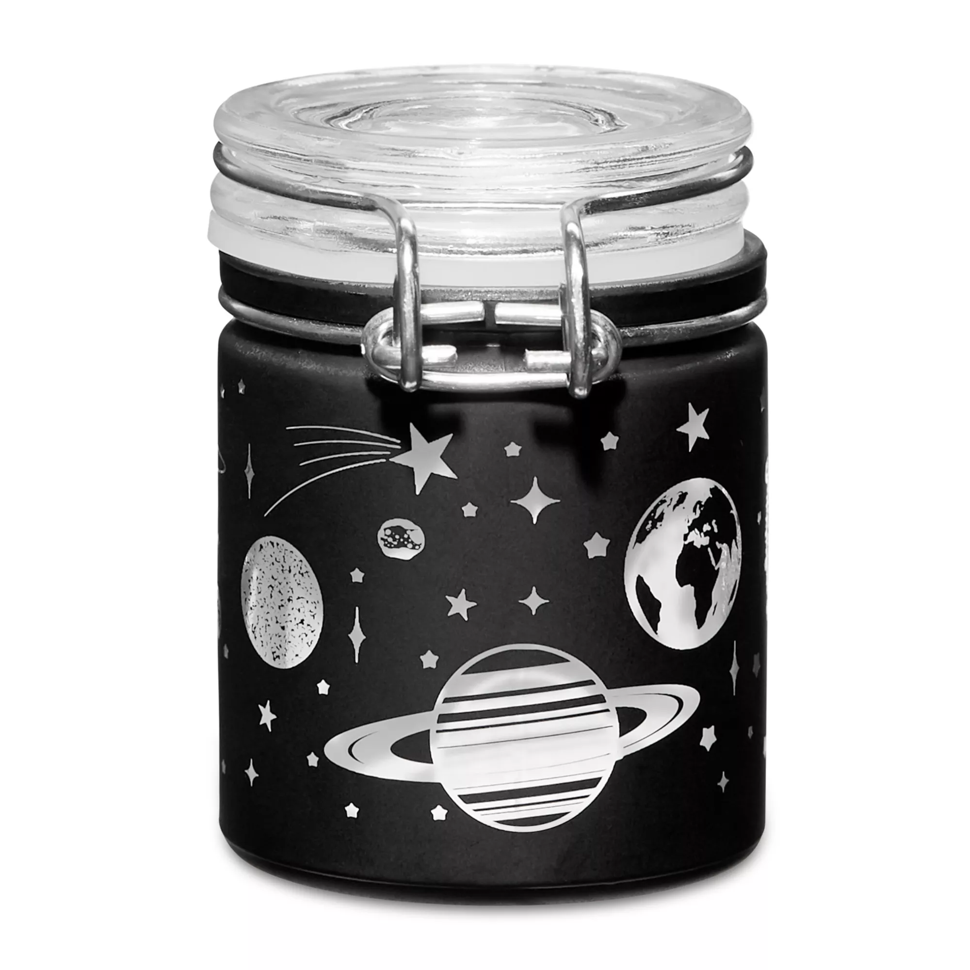 Matte Black Galaxy Stash Jar - 1.5 oz. at Spencer's