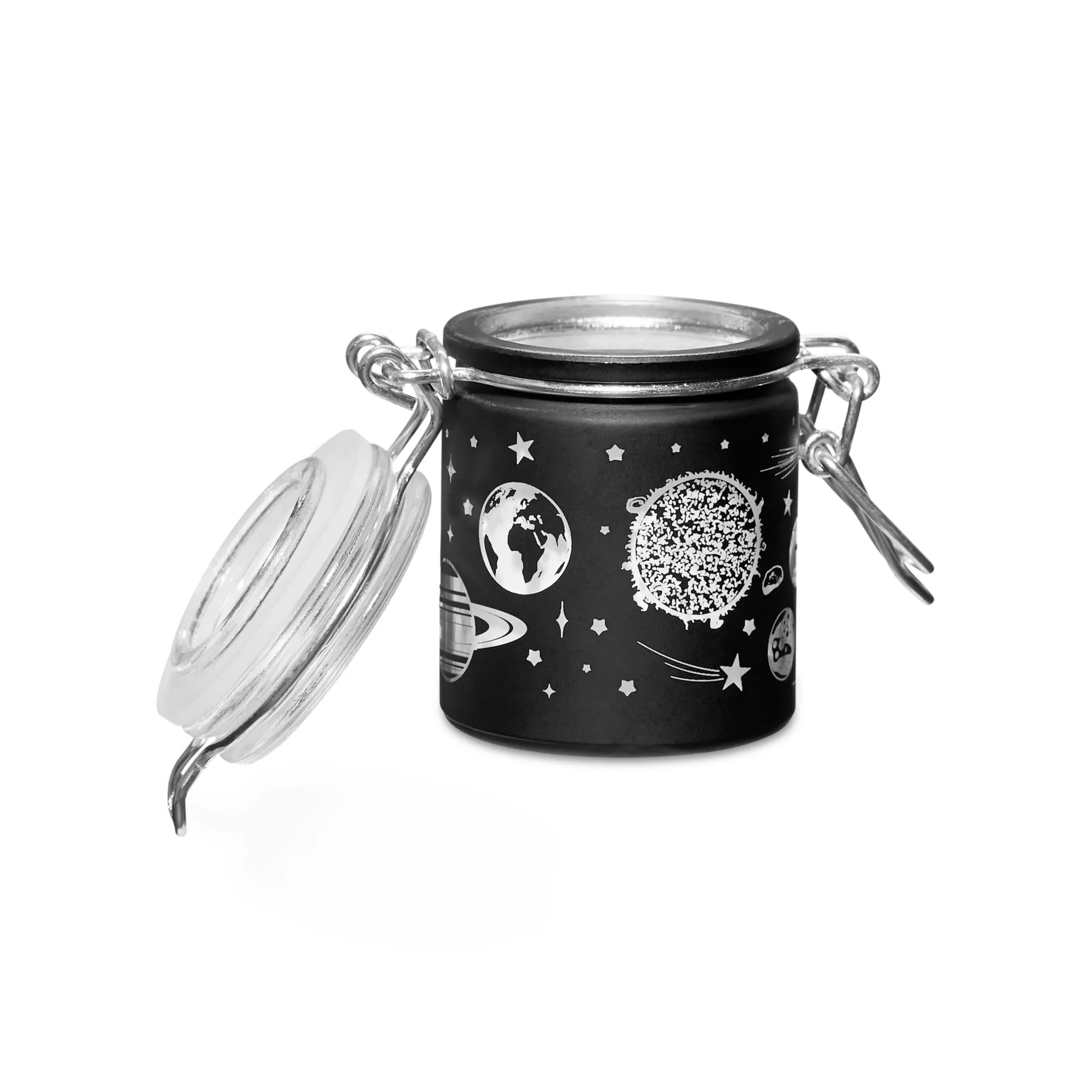 Matte Black Galaxy Stash Jar - 1.5 oz. at Spencer's