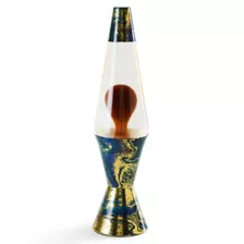 17 Inch Blue and Gold Lava Lamp at Spencer's