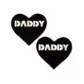 Daddy Heart Nipple Pasties at Spencer's