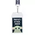 Protect Attack Snack The Child Grogu Lanyard - The Mandalorian at Spencer's