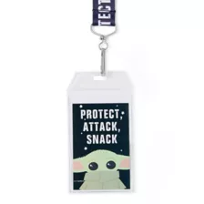Protect Attack Snack The Child Grogu Lanyard - The Mandalorian at Spencer's