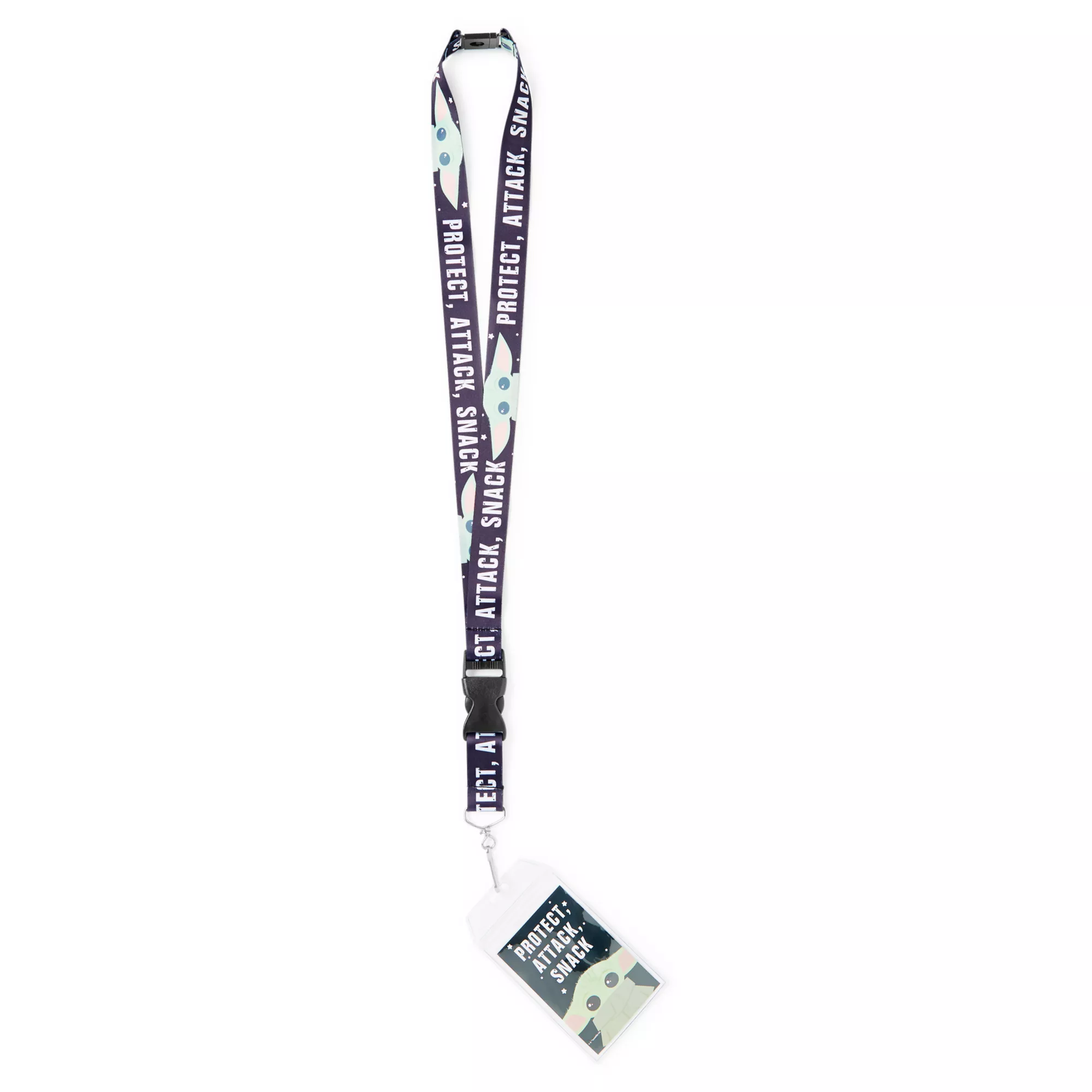 Protect Attack Snack The Child Grogu Lanyard - The Mandalorian at Spencer's