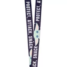 Protect Attack Snack The Child Grogu Lanyard - The Mandalorian at Spencer's