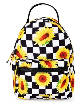 Checkered Sunflower Backpack