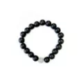 Long Distance Black and Gray Beaded Bracelets - 2 Pack at Spencer's
