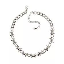 Barbed Wire Necklace at Spencer's