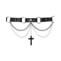 Cross Chain Spike Choker Necklace at Spencer's