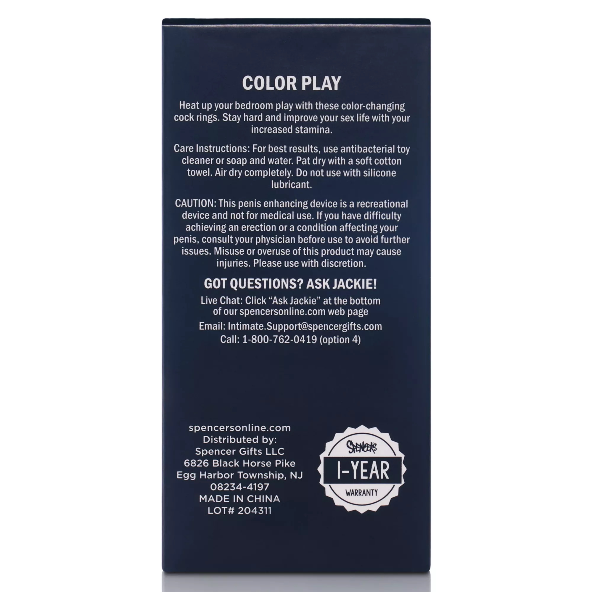 Color Play Color-Changing Cock Rings 3 Pack - Arouz'd at Spencer's