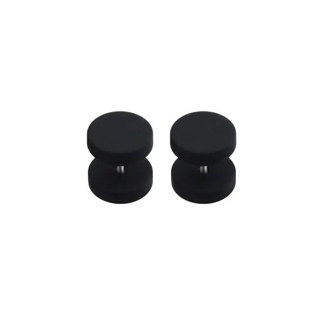 Matte Black Fake Plugs - 18 Gauge at Spencer's