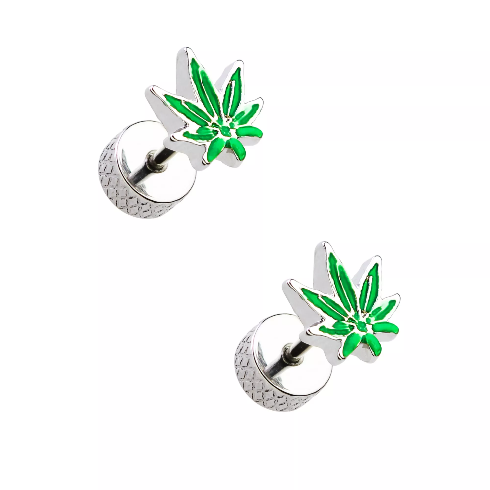 Leaf Fake Plugs - 18 Gauge at Spencer's