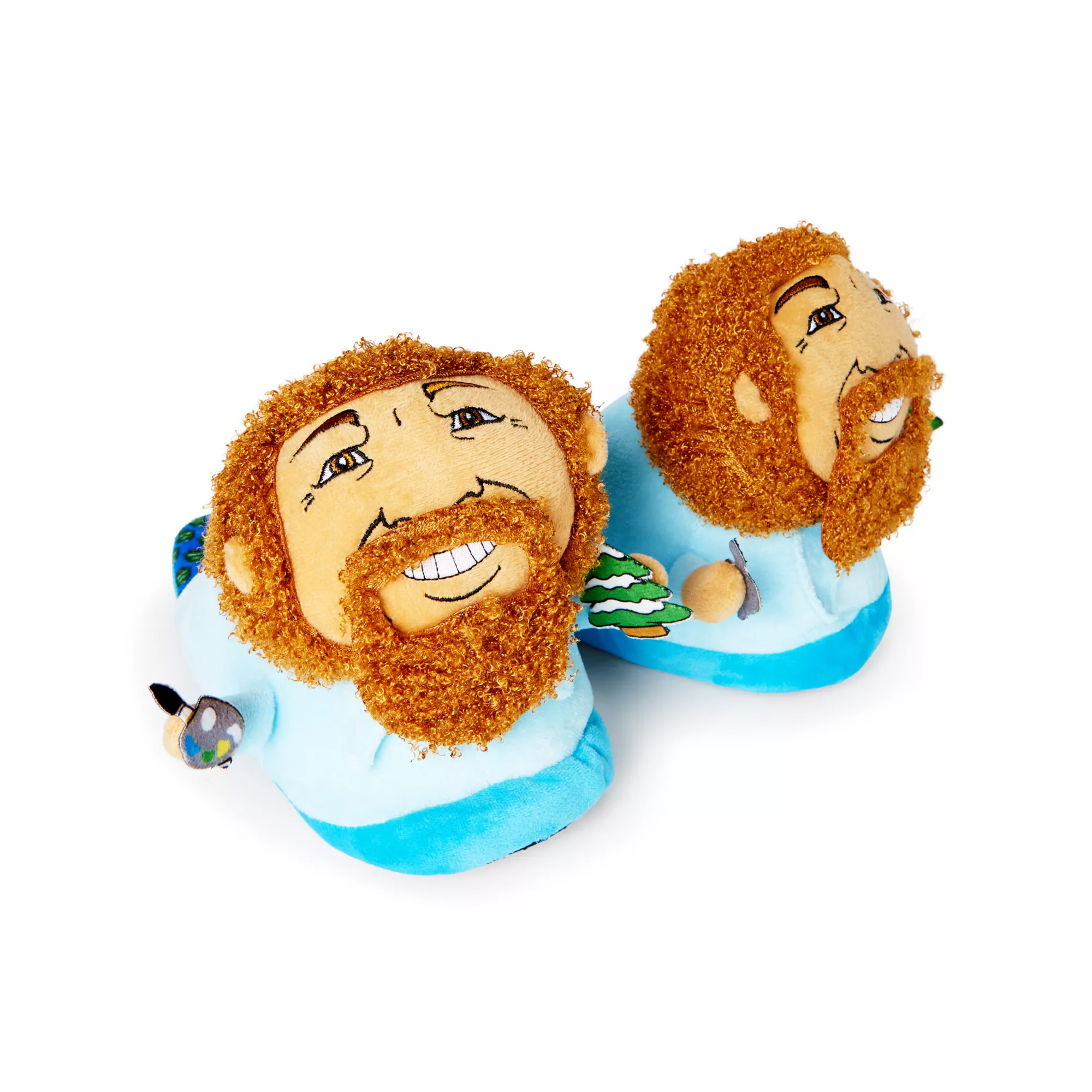 Bob Ross Slippers at Spencer's