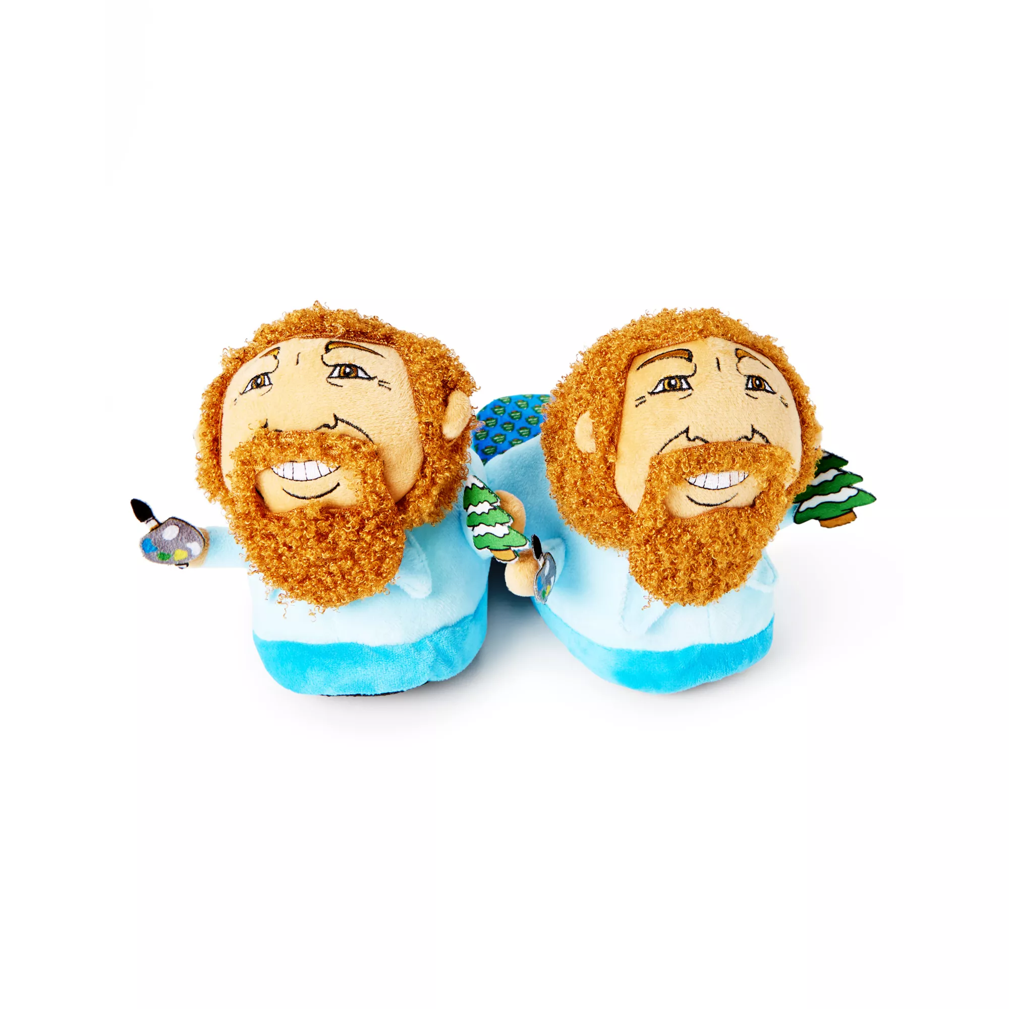 Bob Ross Slippers at Spencer's