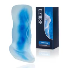 Clear Blue Super Sucker Frosted Stroker - Arouz'd at Spencer's