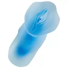Clear Blue Super Sucker Frosted Stroker - Arouz'd at Spencer's
