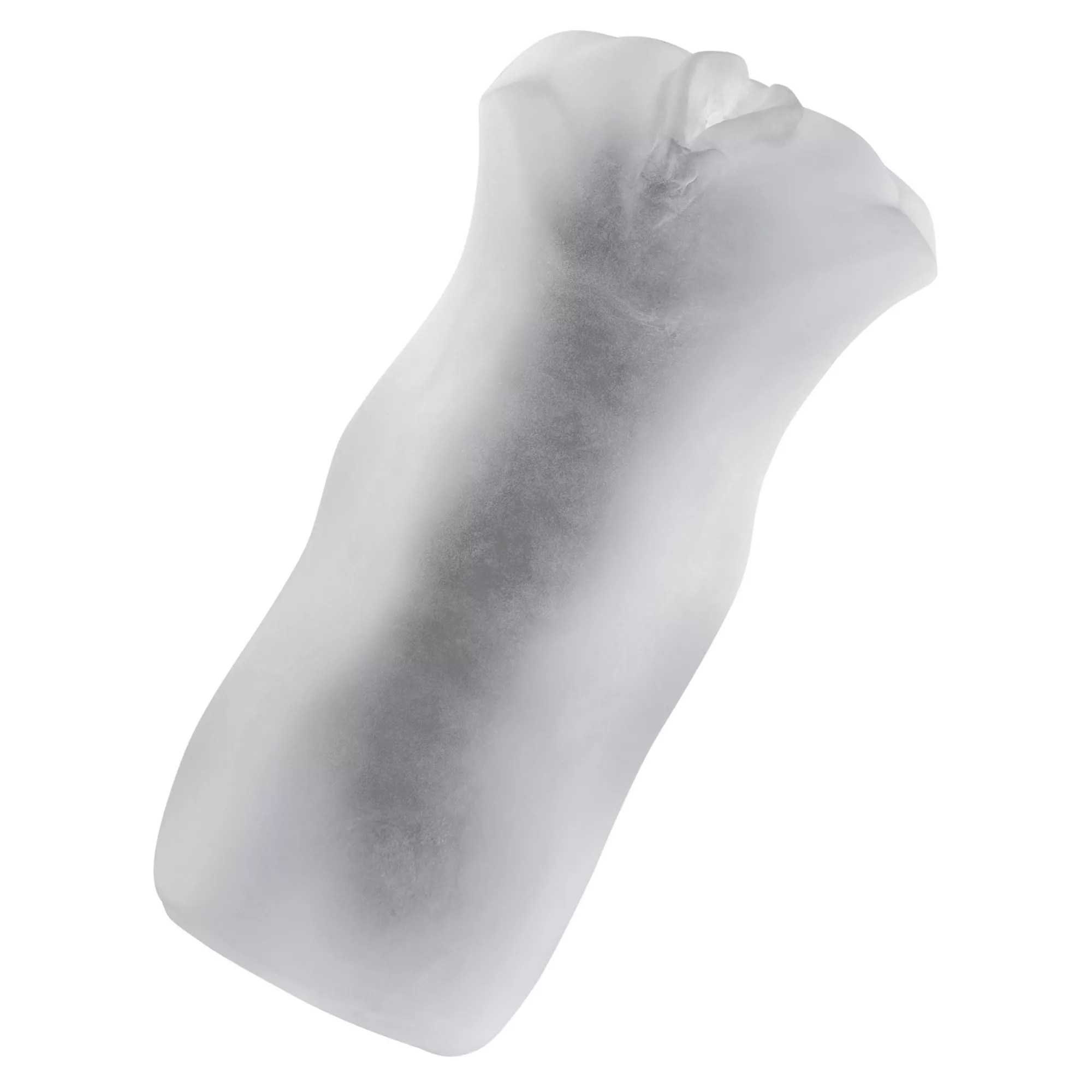 Clear Black Super Sucker Frosted Stroker - Arouz'd at Spencer's