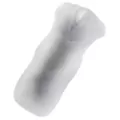 Clear Black Super Sucker Frosted Stroker - Arouz'd at Spencer's