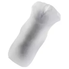Clear Black Super Sucker Frosted Stroker - Arouz'd at Spencer's