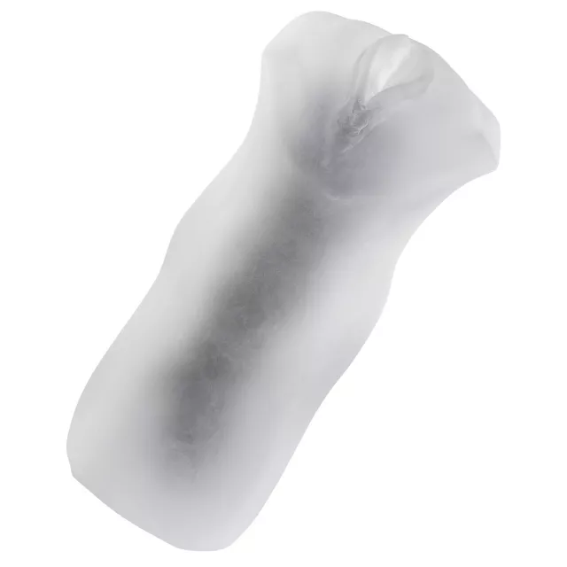 Clear Black Super Sucker Frosted Stroker - Arouz'd at Spencer's