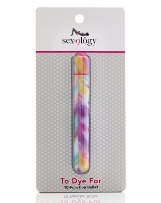 To Dye For 10-Function Waterproof Bullet Vibrator 5.25 Inch - Sexology
