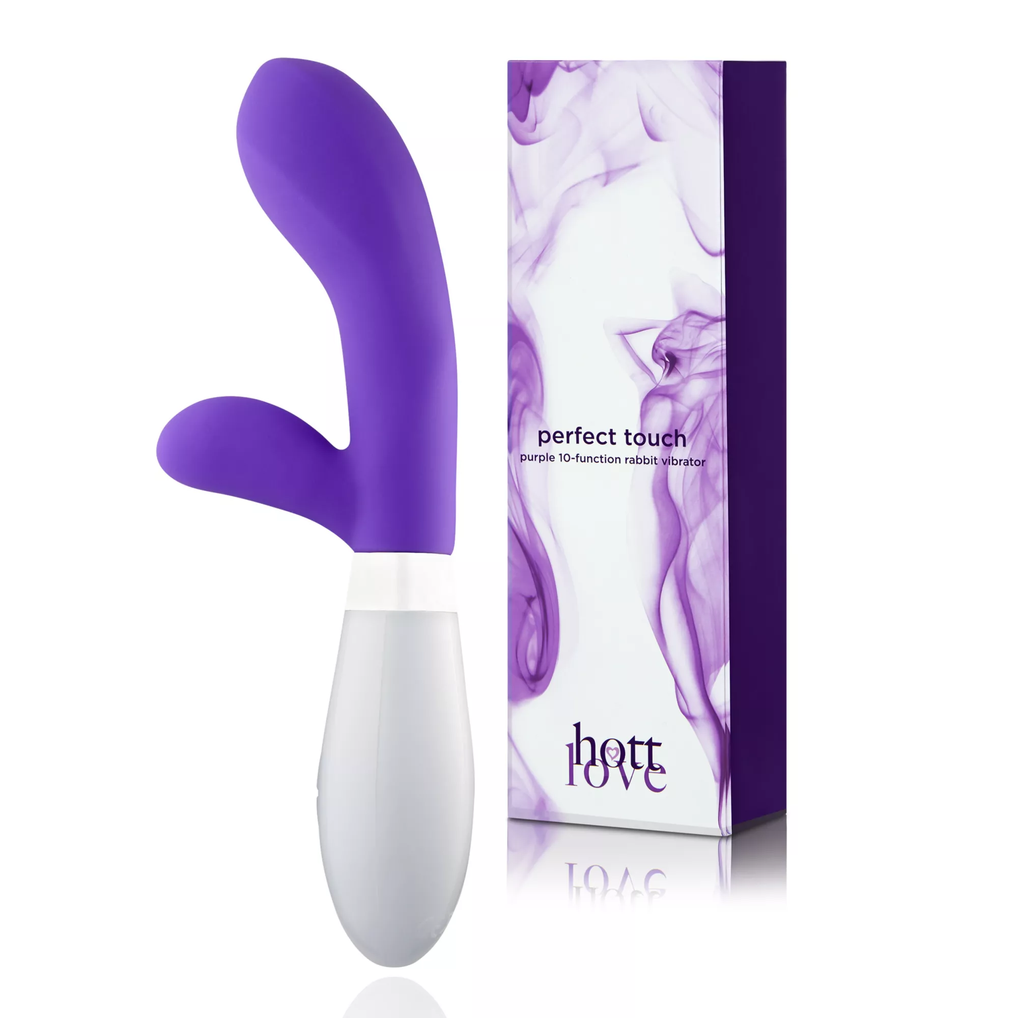 Perfect Touch 10-Function Rabbit Vibrator 8.25 Inch - Hott Love