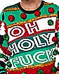 Light-Up Oh Holy Fuck Ugly Christmas Sweater