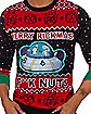 Light-Up Merry Rickmas Ugly Christmas Sweater - Rick and Morty