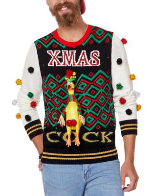 The Rock Faux Ugly Christmas Sweater WWE Sweatshirt