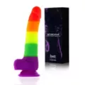 Out and Proud Rainbow Dildo 8 Inch - Hott Love Extreme at Spencer's