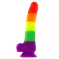 Out and Proud Rainbow Dildo 8 Inch - Hott Love Extreme at Spencer's