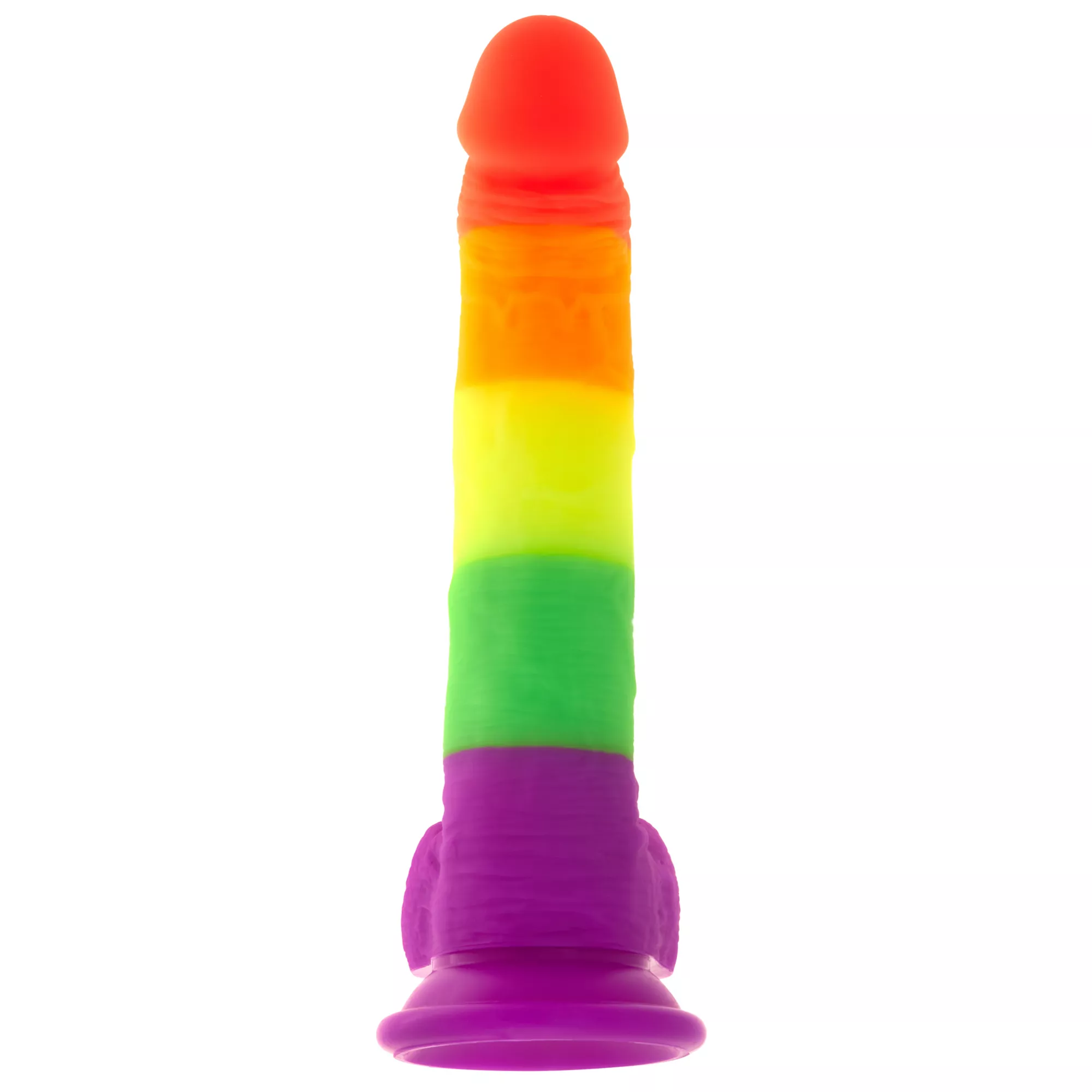 Out and Proud Rainbow Dildo 8 Inch - Hott Love Extreme at Spencer's