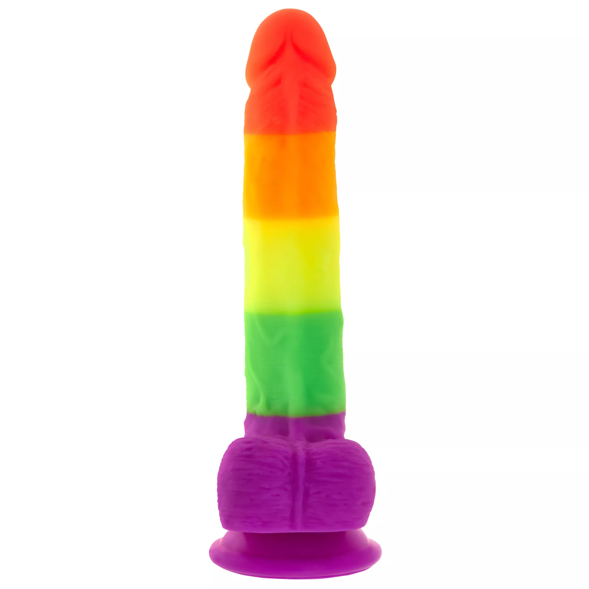 Out and Proud Rainbow Dildo 8 Inch - Hott Love Extreme at Spencer's