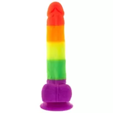 Out and Proud Rainbow Dildo 8 Inch - Hott Love Extreme at Spencer's