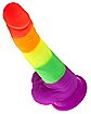 Out and Proud Rainbow Dildo 7 Inch - Hott Love Extreme