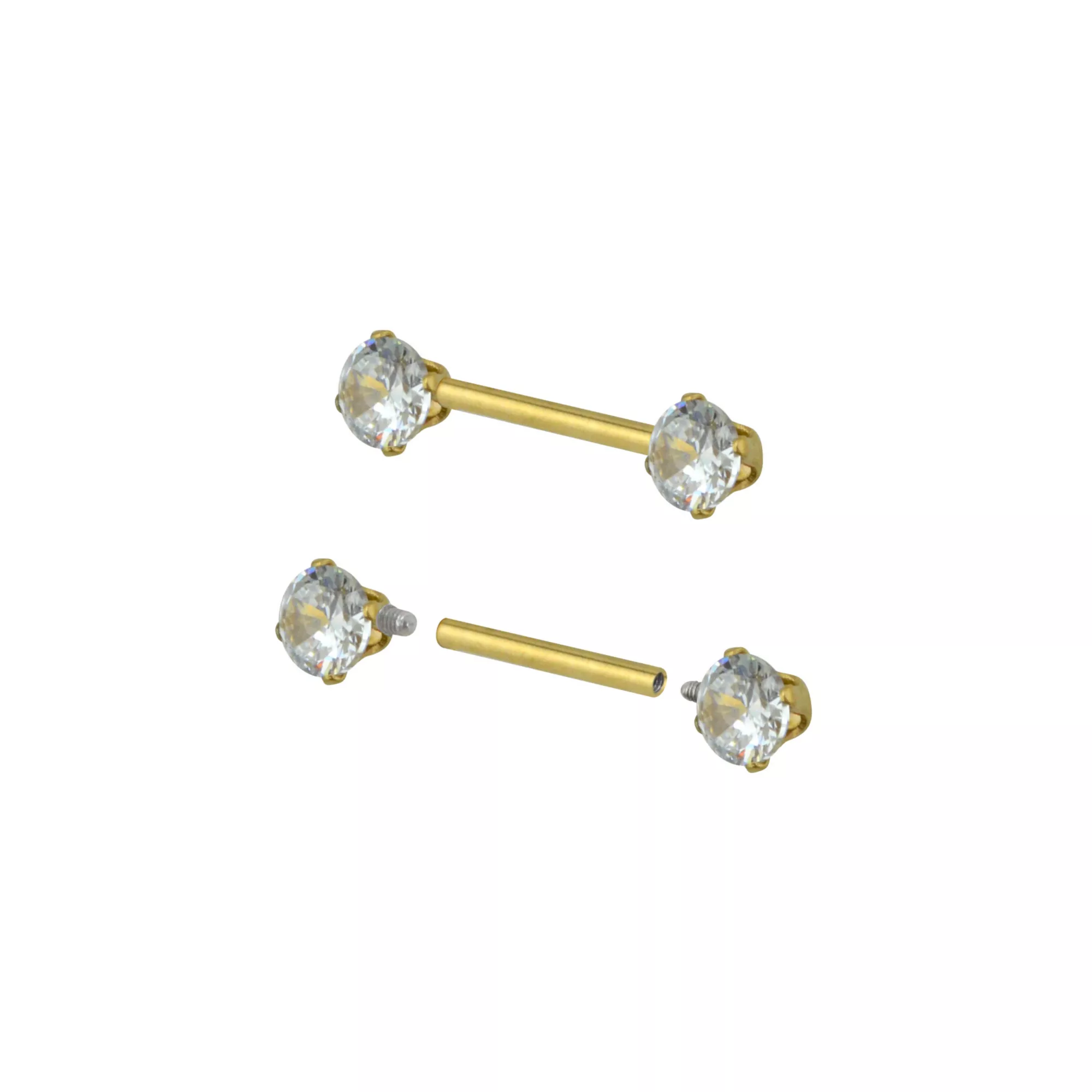 CZ Nipple Barbells at Spencer's