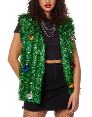 tinsel christmas vest