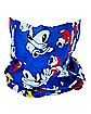Blue Sonic The Hedgehog Face Gaitor